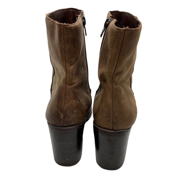 DIANE HARVEY HD2 Studio Brown Genuine Leather JUDITH Ankle Boots Booties sz 8 M - Picture 7 of 16